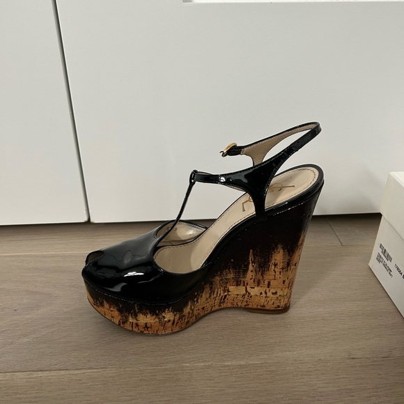 YSL Wedge Sandals - Picture 3 of 5